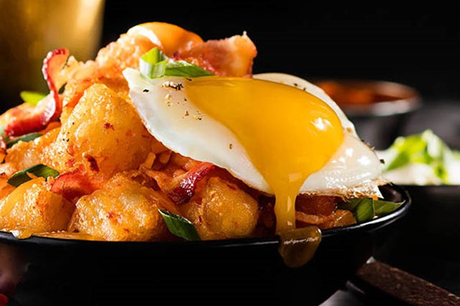 Late Night Breakfast Tots Late Night Breakfast Tots