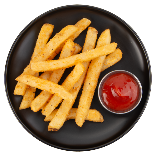 McCain® SureCrisp™ Seaside Salt, Pepper & Garlic Straight Cut Fries 1/2" McCain® SureCrisp™ Seaside Salt, Pepper & Garlic Straight Cut Fries 1/2"