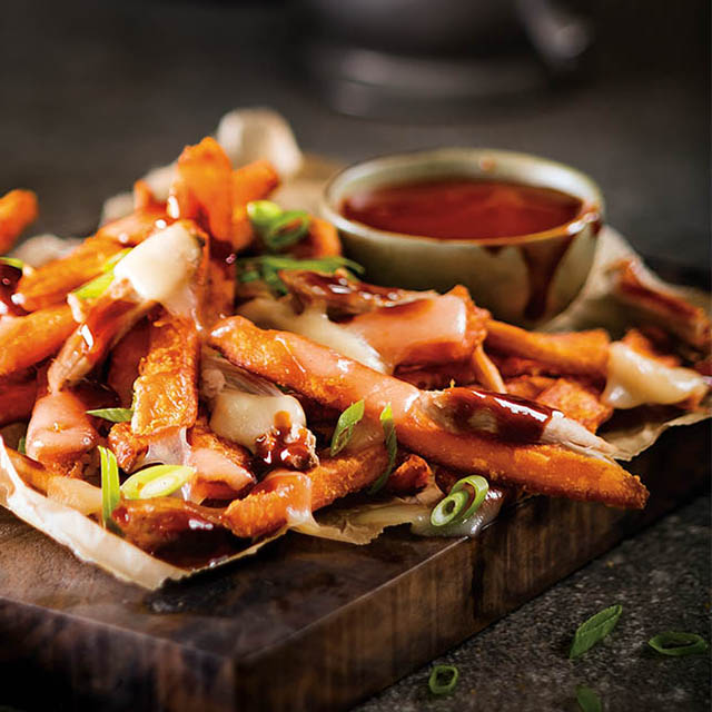 Poutine au porc effiloché