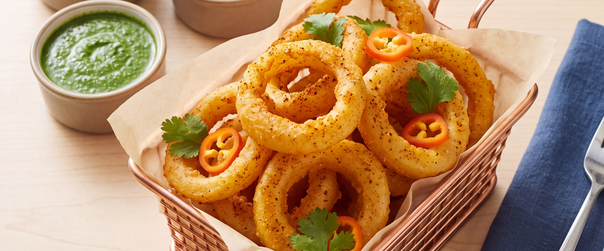 Bombay Masala Onion Rings