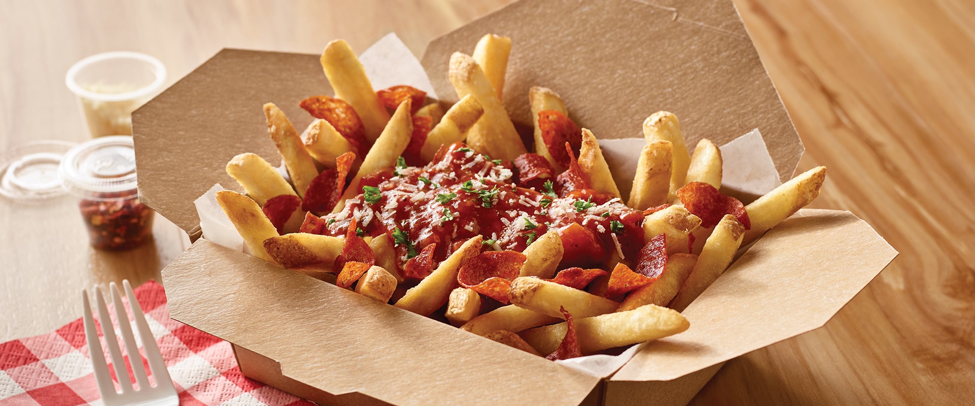 Pepperoni Pizza Fries