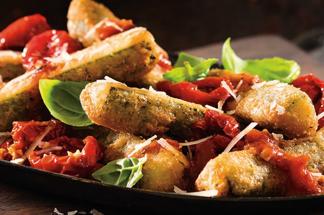 Tuscan Zucchini Sticks