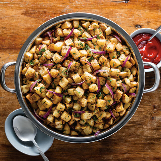 Pommes de terre rissolées assaisonnées