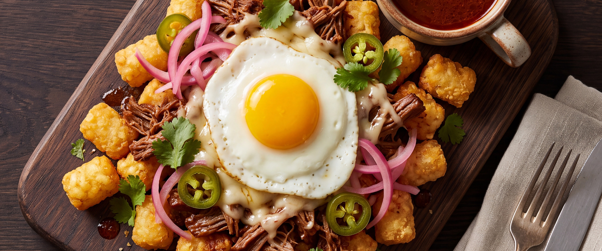 Birria Brunch Tots