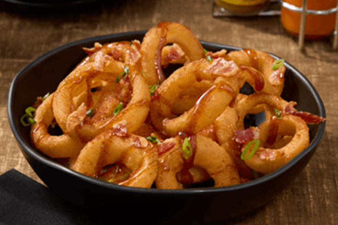Hot Honey Bacon Rings