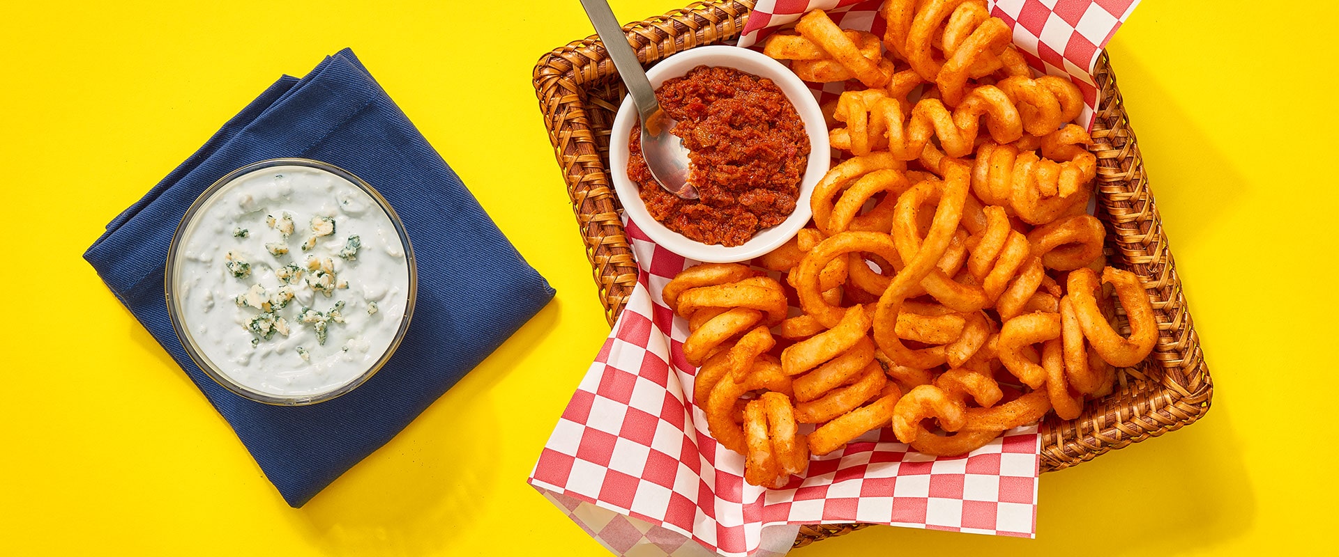 Red and White Fries