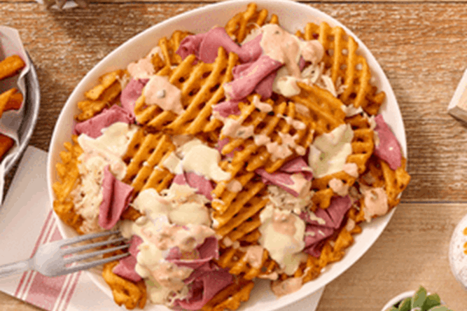 Loaded Reuben Fries