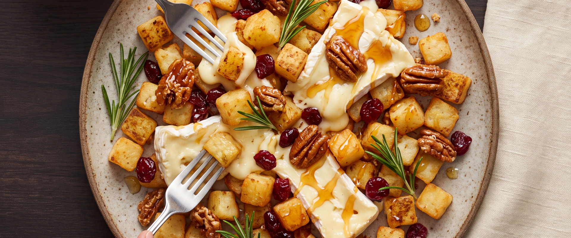 Régal des Fêtes Brie et canneberges 