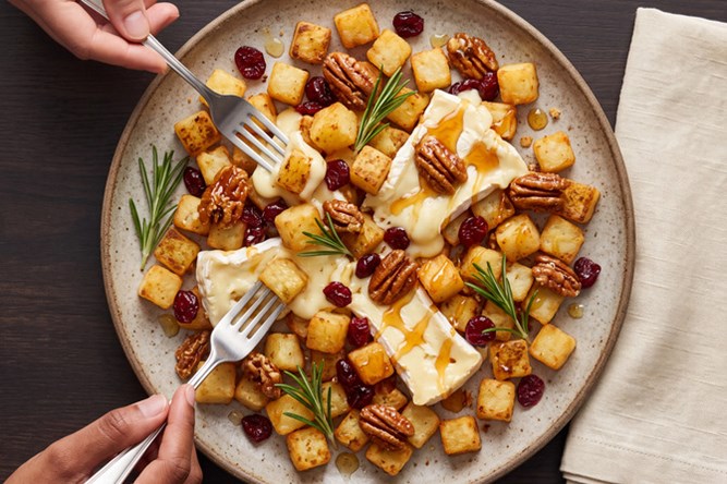 Régal des Fêtes Brie et canneberges 