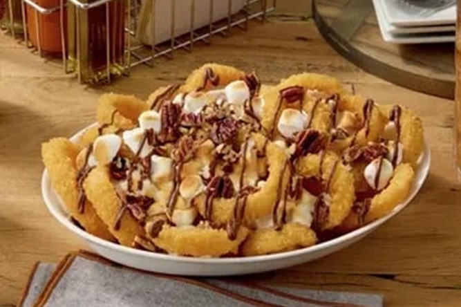 Nutella Rocky Road Onion Rings Rondelles d’oignon au Nutella avec mélange Rocky Road