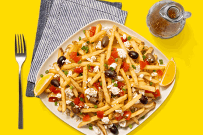 Feta Lemon Fries Frites au citron et au fromage feta