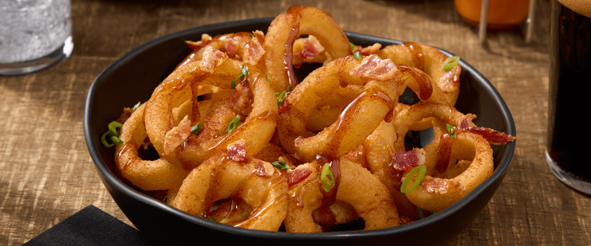 Hot Honey Bacon Rings