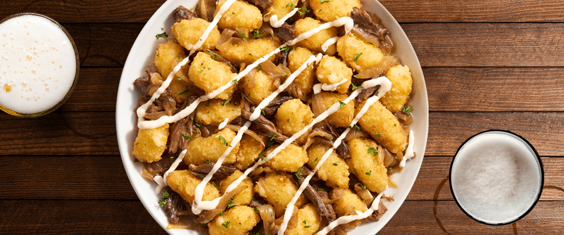 Pile-On Cheese Curds Platter