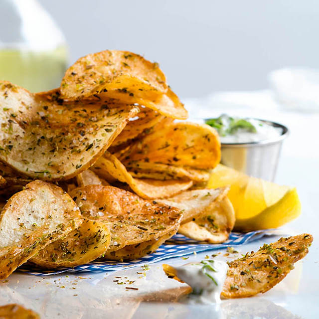 Croustilles à la méditerranéenne