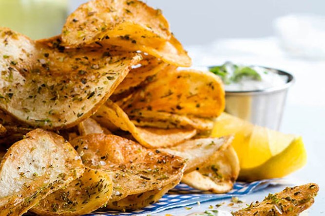 Croustilles à la méditerranéenne
