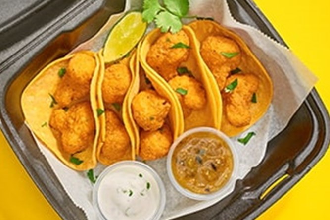 Caul-ote Style Street Tacos Tacos de rue au chou-fleur
