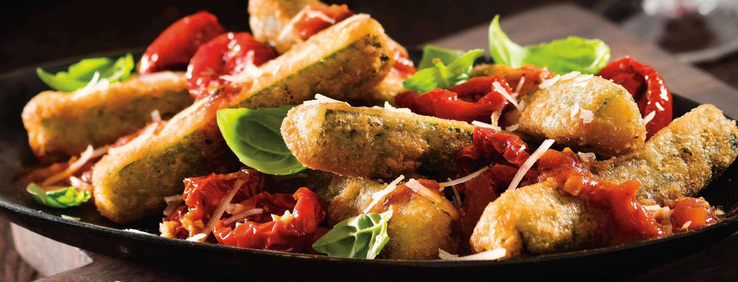 Tuscan Zucchini Sticks