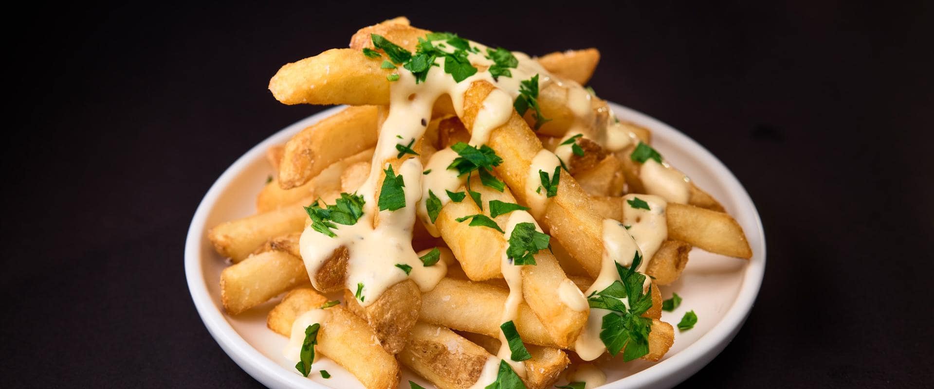 Frites à l’aïoli au vinaigre de malt