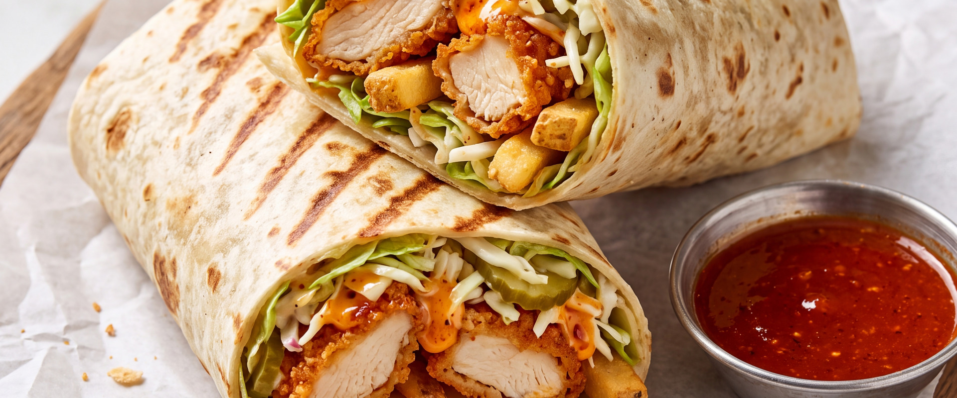 Nashville Chicken Fry Wrap