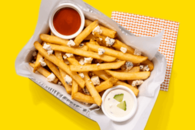 Hot Sauce Fries Frites avec sauce piquante