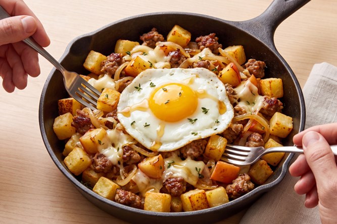 Maple Apple Breakfast Hash